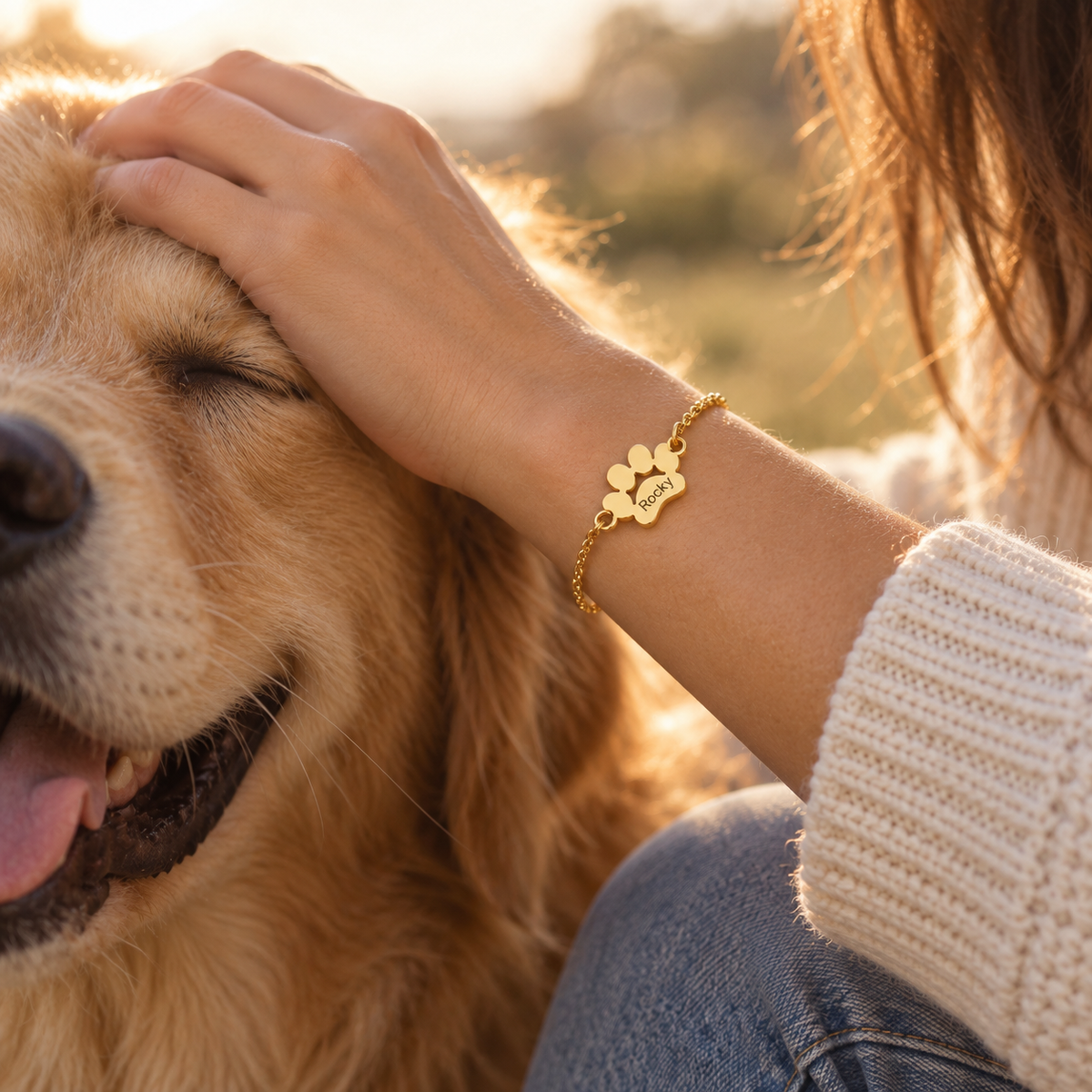Max – Personalisiertes Pfotenarmband